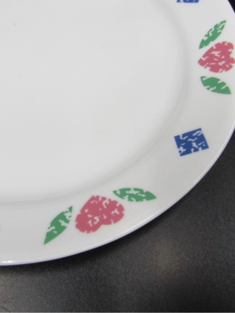 Vintage Corelle Quilt Pattern set of 8 USA 10” dinner plates 1994 - Picture 4 of 5
